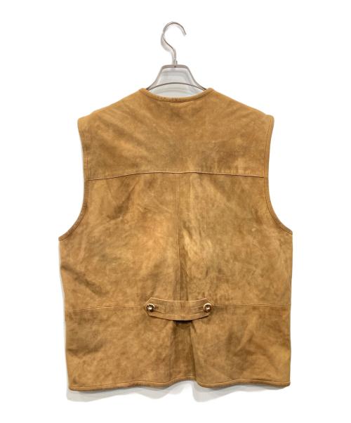 country maddox（カントリーマドックス）country maddox (カントリーマドックス) スウェードベスト ブラウン サイズ:42の古着・服飾アイテム