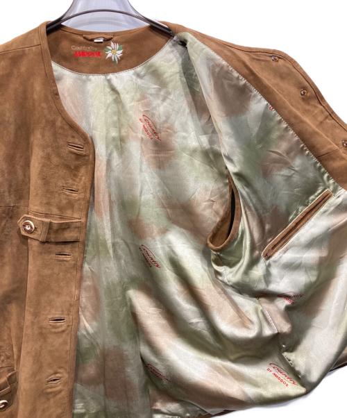 country maddox（カントリーマドックス）country maddox (カントリーマドックス) スウェードベスト ブラウン サイズ:42の古着・服飾アイテム