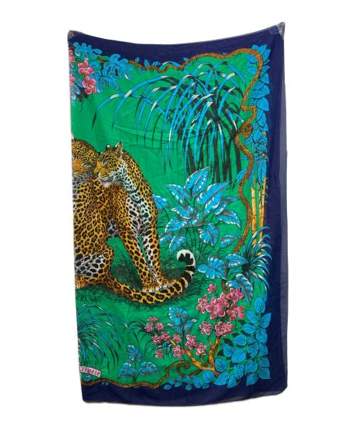 HERMES（エルメス）HERMES (エルメス) パレオ グリーン×ネイビーの古着・服飾アイテム