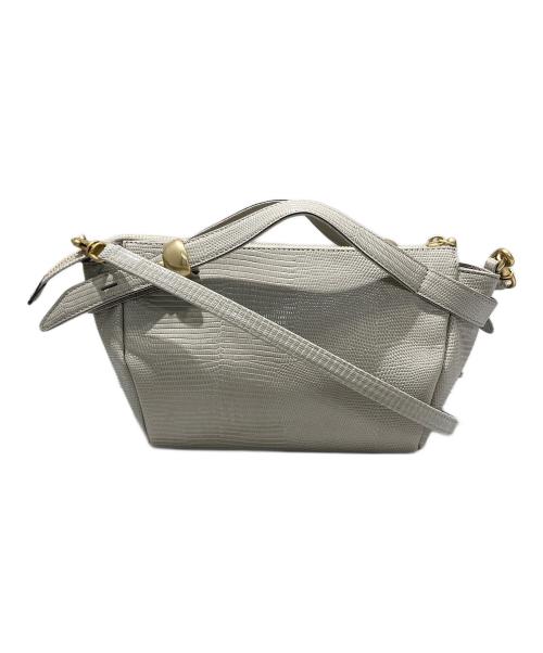 TOFF&LOADSTONE（トフアンドロードストーン）TOFF&LOADSTONE (トフアンドロードストーン) コキーユ 2WAYショルダーバッグ グレーの古着・服飾アイテム