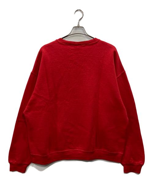 RUSSELL ATHLETIC（ラッセルアスレチック）RUSSELL ATHLETIC (ラッセルアスレチック) 前V クルーネックスウェット レッド サイズ:Lの古着・服飾アイテム