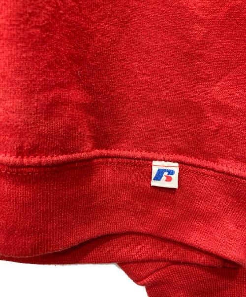 RUSSELL ATHLETIC（ラッセルアスレチック）RUSSELL ATHLETIC (ラッセルアスレチック) 前V クルーネックスウェット レッド サイズ:Lの古着・服飾アイテム