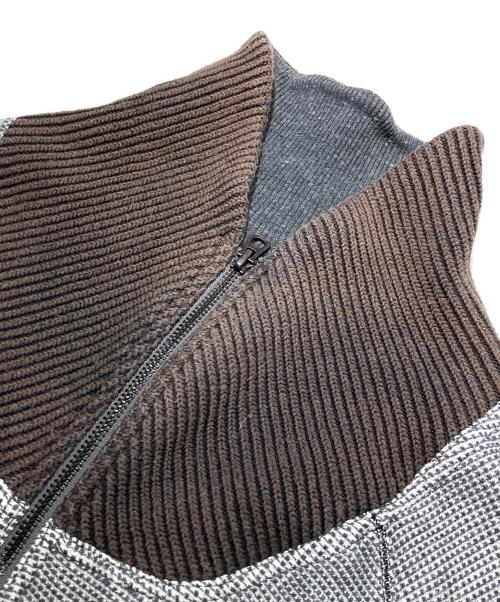 DIESEL（ディーゼル）DIESEL (ディーゼル) ジップアップスウェット グレー サイズ:Ｓの古着・服飾アイテム