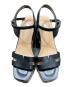 DIANA (ダイアナ) ウェッジソールストラップサンダル ブラック サイズ:24 1/2：4000円
