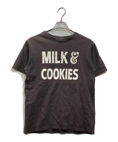 NUMBER (N)INE（ナンバーナイン）NUMBER (N)INE (ナンバーナイン) ダメージ加工Tシャツ チャコールグレー サイズ:3の古着・服飾アイテム