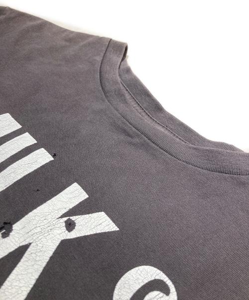 NUMBER (N)INE（ナンバーナイン）NUMBER (N)INE (ナンバーナイン) ダメージ加工Tシャツ チャコールグレー サイズ:3の古着・服飾アイテム