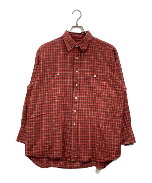 Spick and Span（スピック＆スパン）Spick and Span (スピックアンドスパン) シアーシャツ レッド サイズ:Freeの古着・服飾アイテム