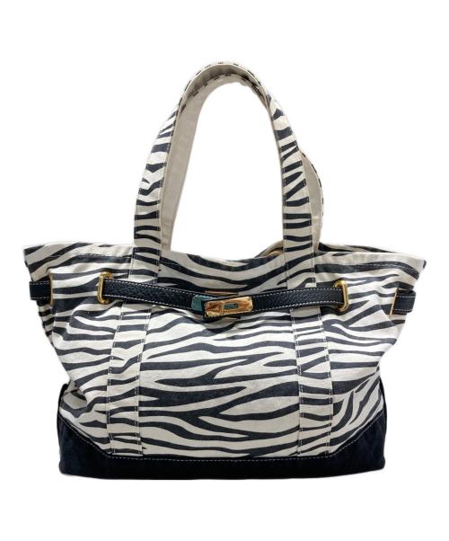 SITA PARANTICA（シータパランティカ）SITA PARANTICA (シータパランティカ) journal standard L'essage (ジャーナルスタンダード レサージュ) 別注 ZEBRA TOTE M ブラック×ホワイトの古着・服飾アイテム