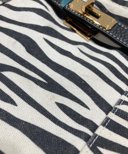 SITA PARANTICA（シータパランティカ）SITA PARANTICA (シータパランティカ) journal standard L'essage (ジャーナルスタンダード レサージュ) 別注 ZEBRA TOTE M ブラック×ホワイトの古着・服飾アイテム