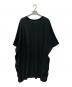 GROUND Y (グラウンドワイ) Cotton Jersey Big Poncho Cut Sew ブラック サイズ:3：6000円