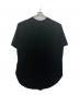 GROUND Y (グラウンドワイ) COTTON JERSEY ROUND HEM JUMBO SHORT SLEEVED T ブラック サイズ:3：8000円