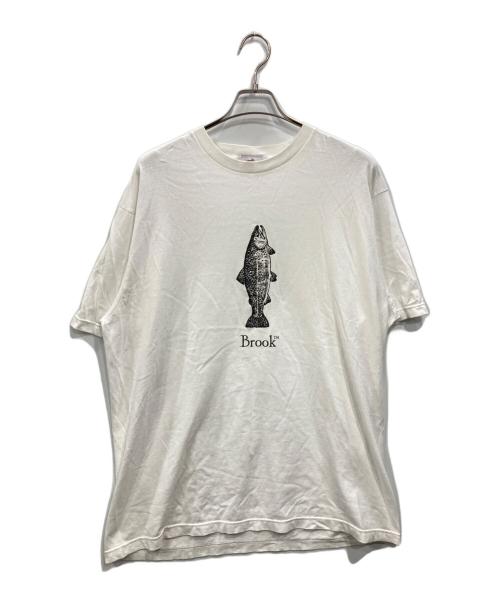 BROOK（ブルック）BROOK (ブルック) フィッシュプリントTシャツ ホワイト サイズ:なしの古着・服飾アイテム