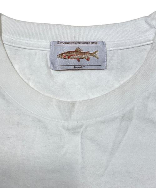 BROOK（ブルック）BROOK (ブルック) フィッシュプリントTシャツ ホワイト サイズ:なしの古着・服飾アイテム