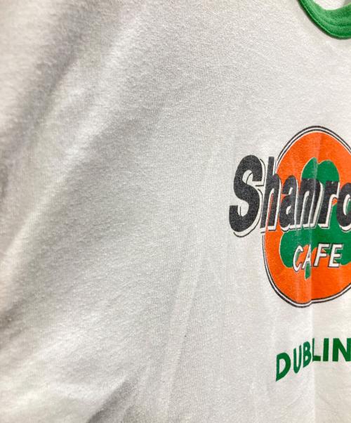 SOFFE（ソフィー）SOFFE (ソフィー) リンガーTシャツ ホワイト サイズ:XLの古着・服飾アイテム