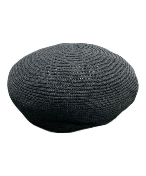 THE H.W.DOG&CO.（エイチダブリュードッグアンドコー）THE H.W.DOG&CO. (エイチダブリュードッグアンドコー) ベレー帽 ブラック 未使用品の古着・服飾アイテム