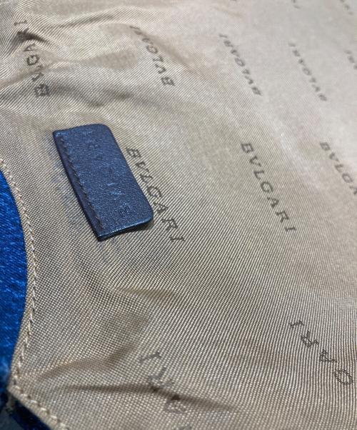 BVLGARI（ブルガリ）BVLGARI (ブルガリ) ハンドバッグ ネイビーの古着・服飾アイテム