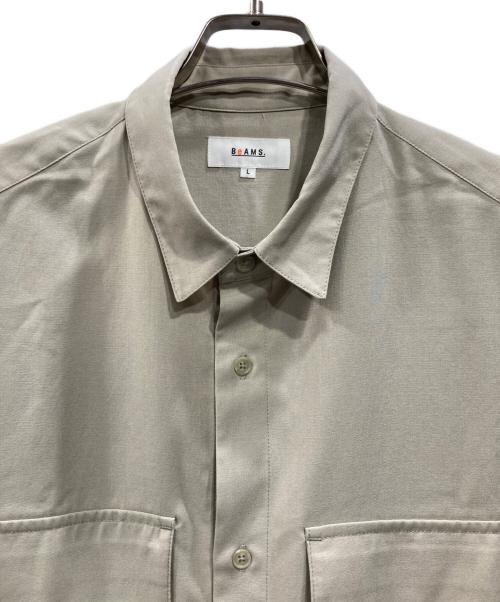 BEAMS（ビームス）BEAMS (ビームス) 半袖シャツ ベージュ サイズ:Lの古着・服飾アイテム