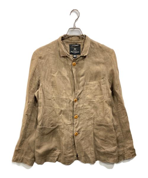 NIGEL CABOURN（ナイジェルケーボン）NIGEL CABOURN (ナイジェルケーボン) リネンジャケット ブラウン サイズ:46の古着・服飾アイテム