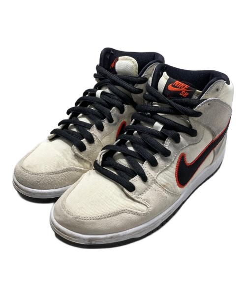 NIKE SB（ナイキエスビー）NIKE SB (ナイキエスビー) DUNK HIGH PRO PRM ベージュ×ブラック サイズ:26.5㎝の古着・服飾アイテム