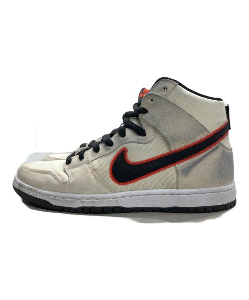 NIKE SB（ナイキエスビー）NIKE SB (ナイキエスビー) DUNK HIGH PRO PRM ベージュ×ブラック サイズ:26.5㎝の古着・服飾アイテム