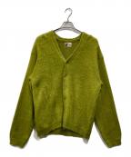 PENNEYSペニーズ）の古着「シャギーニットカーディガン」｜グリーン