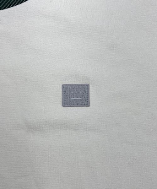 Acne studios（アクネ ストゥディオス）ACNE STUDIOS (アクネ ストゥディオス) ネックプリントTシャツ ホワイト サイズ:Ｓの古着・服飾アイテム