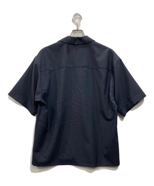 MARNI（マルニ）MARNI (マルニ) ロゴ刺繍オープンカラーシャツ ネイビー サイズ:46の古着・服飾アイテム