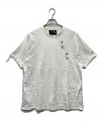 RAF SIMONS×FRED PERRYラフシモンズ×フレッドペリー）の古着「コラボTシャツ」｜ホワイト