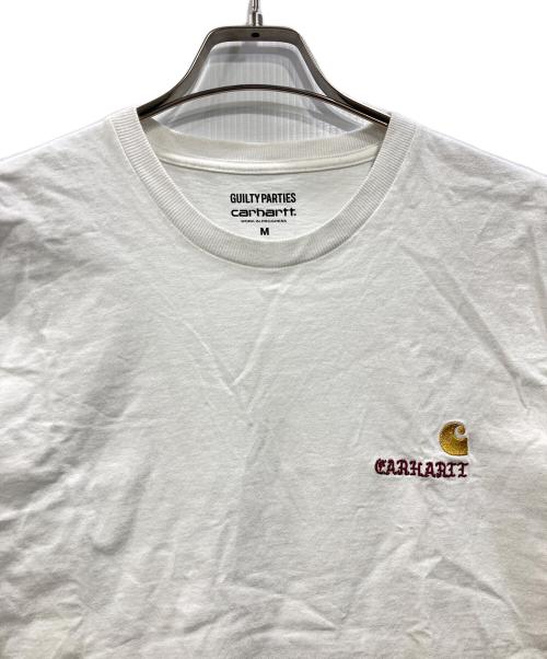 CarHartt（カーハート）CarHartt (カーハート) WACKO MARIA (ワコマリア) AMERICAN SCRIPT T-SHIRT ホワイト サイズ:Mの古着・服飾アイテム