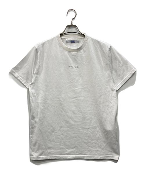 1017 ALYX 9SM（テンセブンティーン アリクス ナインエスエム）1017 ALYX 9SM (アリクス) ロゴTシャツ ホワイト サイズ:Mの古着・服飾アイテム