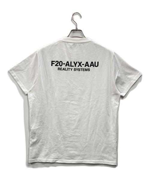 1017 ALYX 9SM（テンセブンティーン アリクス ナインエスエム）1017 ALYX 9SM (アリクス) ロゴTシャツ ホワイト サイズ:Mの古着・服飾アイテム