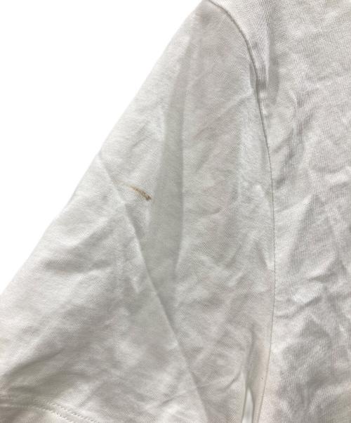 RAF SIMONS（ラフシモンズ）RAF SIMONS (ラフシモンズ) FRED PERRY (フレッドペリー) コラボロゴ刺繍Tシャツ ホワイト サイズ:Lの古着・服飾アイテム