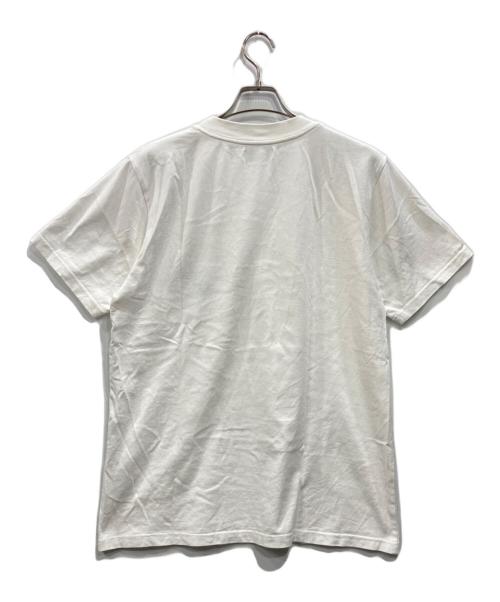 TTT MSW（ティー）TTT MSW (ティー) フラワーワッペンTシャツ ホワイト サイズ:Lの古着・服飾アイテム