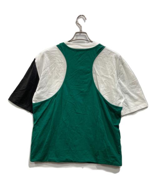 MARNI（マルニ）MARNI (マルニ) CarHartt (カーハート) レイヤードカットソー グリーン サイズ:Mの古着・服飾アイテム