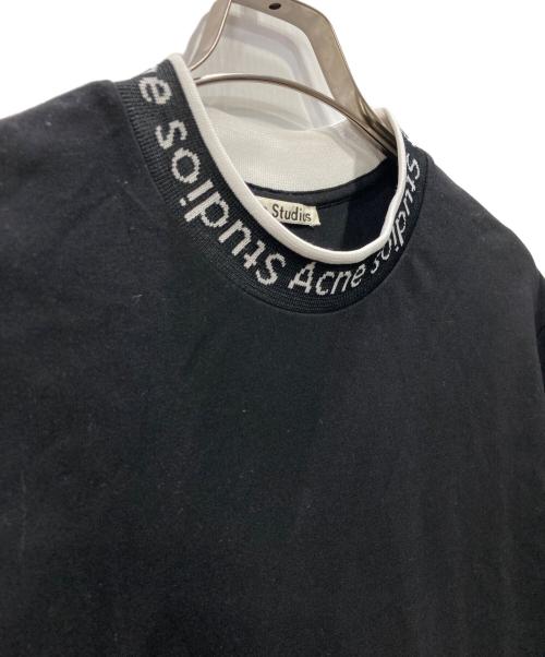 Acne studios（アクネ ストゥディオス）ACNE STUDIOS (アクネ ストゥディオス) EXTORR LOGO T-SHIRT ブラック サイズ:Ｓの古着・服飾アイテム