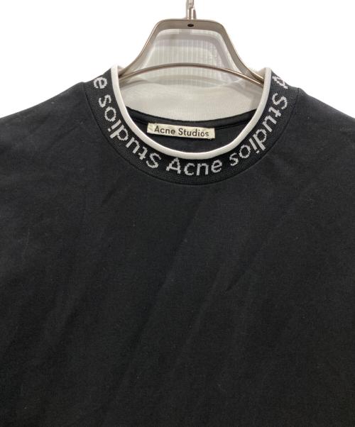 Acne studios（アクネ ストゥディオス）ACNE STUDIOS (アクネ ストゥディオス) EXTORR LOGO T-SHIRT ブラック サイズ:Ｓの古着・服飾アイテム