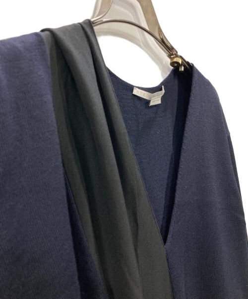 STELLA McCARTNEY（ステラマッカートニー）STELLA McCARTNEY (ステラマッカートニー) 切替ニットワンピース ネイビー サイズ:Lの古着・服飾アイテム