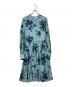 ERDEM（アーデム）の古着「フラワー ティアードドレス」｜ブルー
