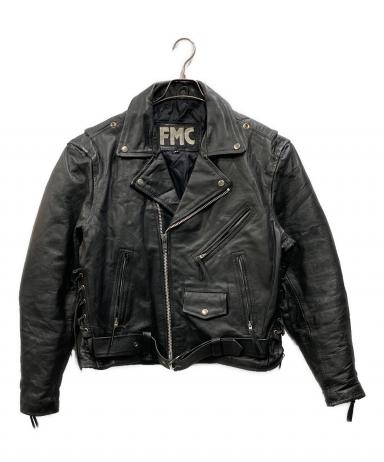 中古・古着通販】FMC (エフエムシー) レザーライダースジャケット