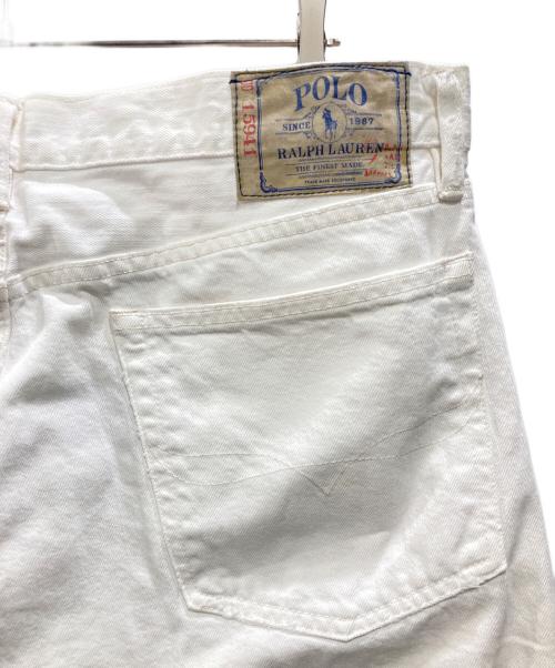 POLO RALPH LAUREN（ポロ・ラルフローレン）POLO RALPH LAUREN (ポロ・ラルフローレン) デニムパンツ ホワイト サイズ:不明の古着・服飾アイテム