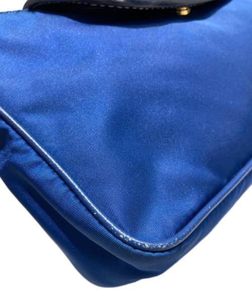 PRADA（プラダ）PRADA (プラダ) チェーンショルダーバッグ ネイビーの古着・服飾アイテム