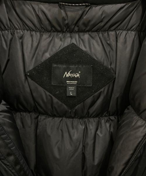 URBAN RESEARCH（アーバンリサーチ）URBAN RESEARCH (アーバンリサーチ) NANGA (ナンガ) 別注ダウンジャケット ブラック サイズ:Lの古着・服飾アイテム
