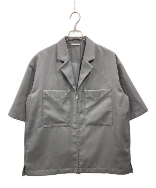 STERNBERG（スタンバーグ）STERNBERG (スタンバーグ) ZIPシャツジャケット グレー サイズ:Lの古着・服飾アイテム