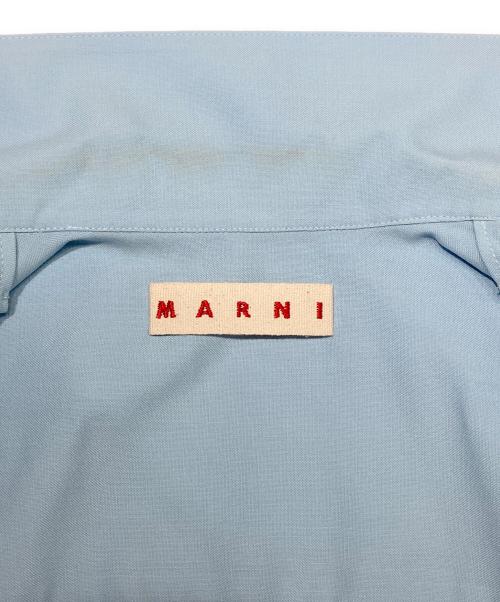 MARNI（マルニ）MARNI (マルニ) トロピカルウール オープンカラーシャツ スカイブルー サイズ:48の古着・服飾アイテム