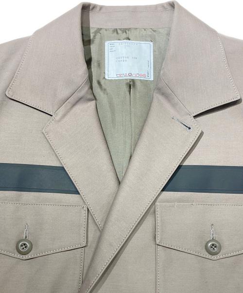 sacai（サカイ）sacai (サカイ) WTAPS (ダブルタップス) Cotton Back Satin Jacket グレー サイズ:1の古着・服飾アイテム