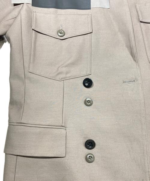 sacai（サカイ）sacai (サカイ) WTAPS (ダブルタップス) Cotton Back Satin Jacket グレー サイズ:1の古着・服飾アイテム