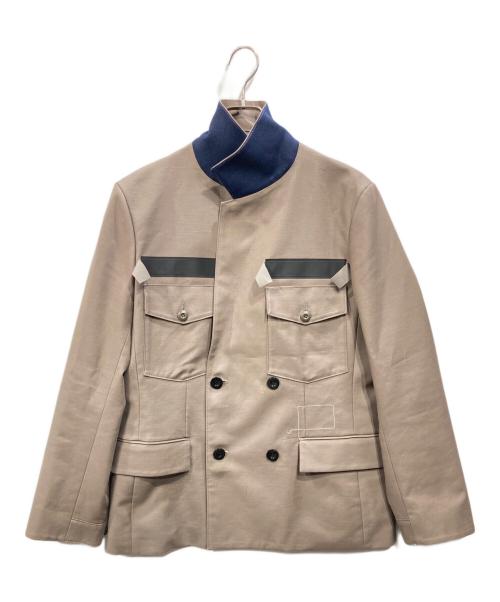 sacai（サカイ）sacai (サカイ) WTAPS (ダブルタップス) Cotton Back Satin Jacket グレー サイズ:1の古着・服飾アイテム