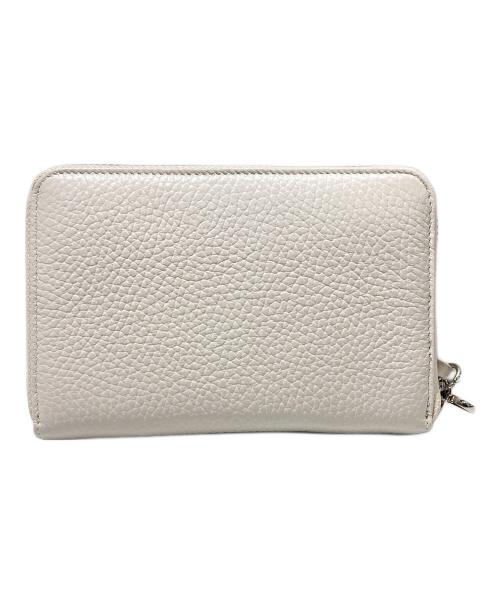 Fabiana Filippi（ファビアナフィリッピ）fabiana filippi (ファビアナフィリッピ) ラウンドファスナー財布 ベージュの古着・服飾アイテム