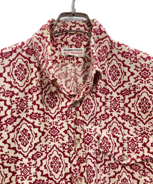 PURITAN（ピューリタン）PURITAN (ピューリタン) 半袖シャツ パープル サイズ:Lの古着・服飾アイテム