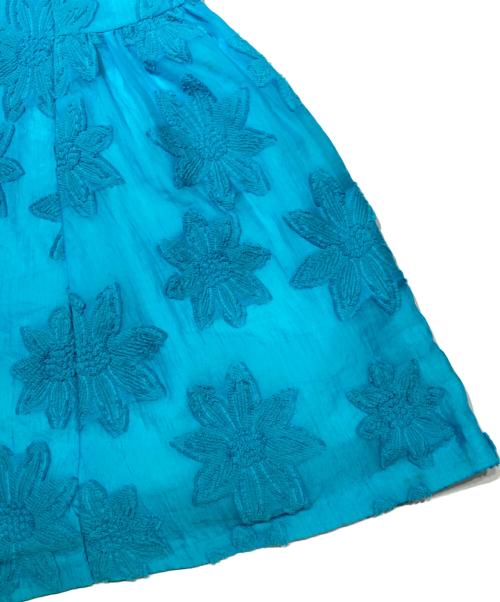 TOCCA（トッカ）TOCCA (トッカ) 刺繍ノースリーブワンピース ブルー サイズ:2の古着・服飾アイテム